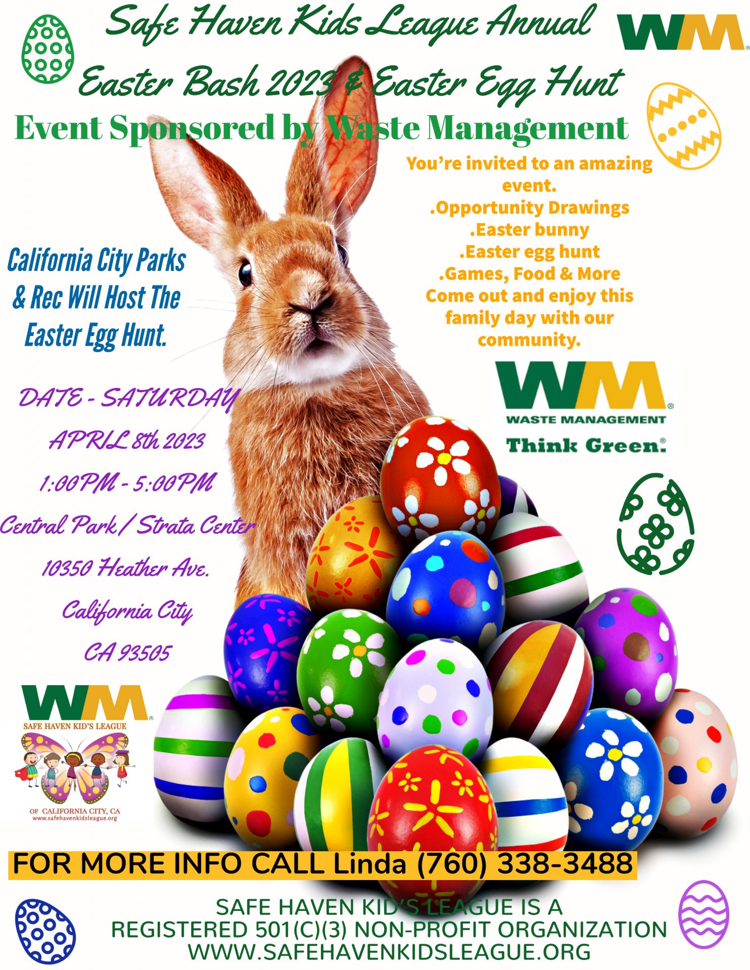 Safe Kids League of California City “Presents Annual Easter Bash 2023