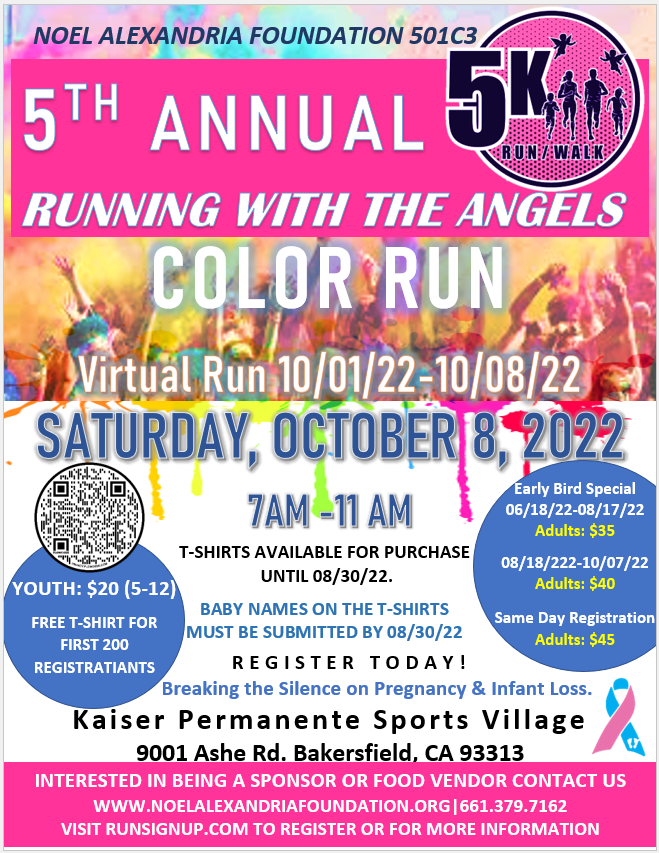 Running with the Angels 5K Run/ Walk Kern Community Foundation